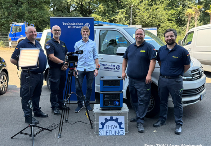 ELSPRO unterstützt das THW-Media Team NRW mit mobiler POWERSTATION Beitragsbild