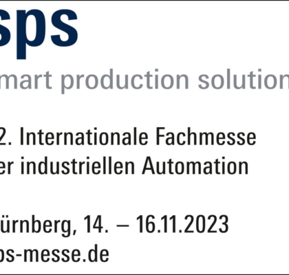 sps smart production solutions 14.11. – 16.11.2023 Beitragsbild